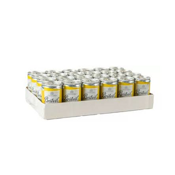 Plancha Agua Tónica Britvic lata x 24 unidades 150 ml.