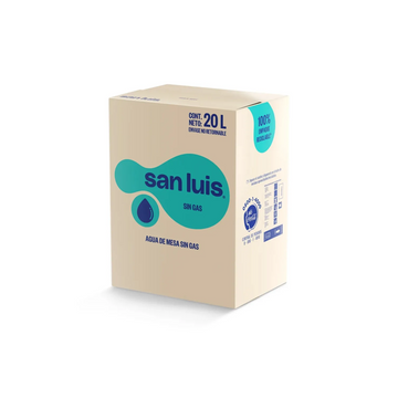 Agua San Luis sin Gas caja 20 Lt.