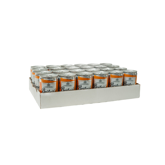 Plancha Agua Ginger Beer Britvic lata x 24 unidades 150 ml.